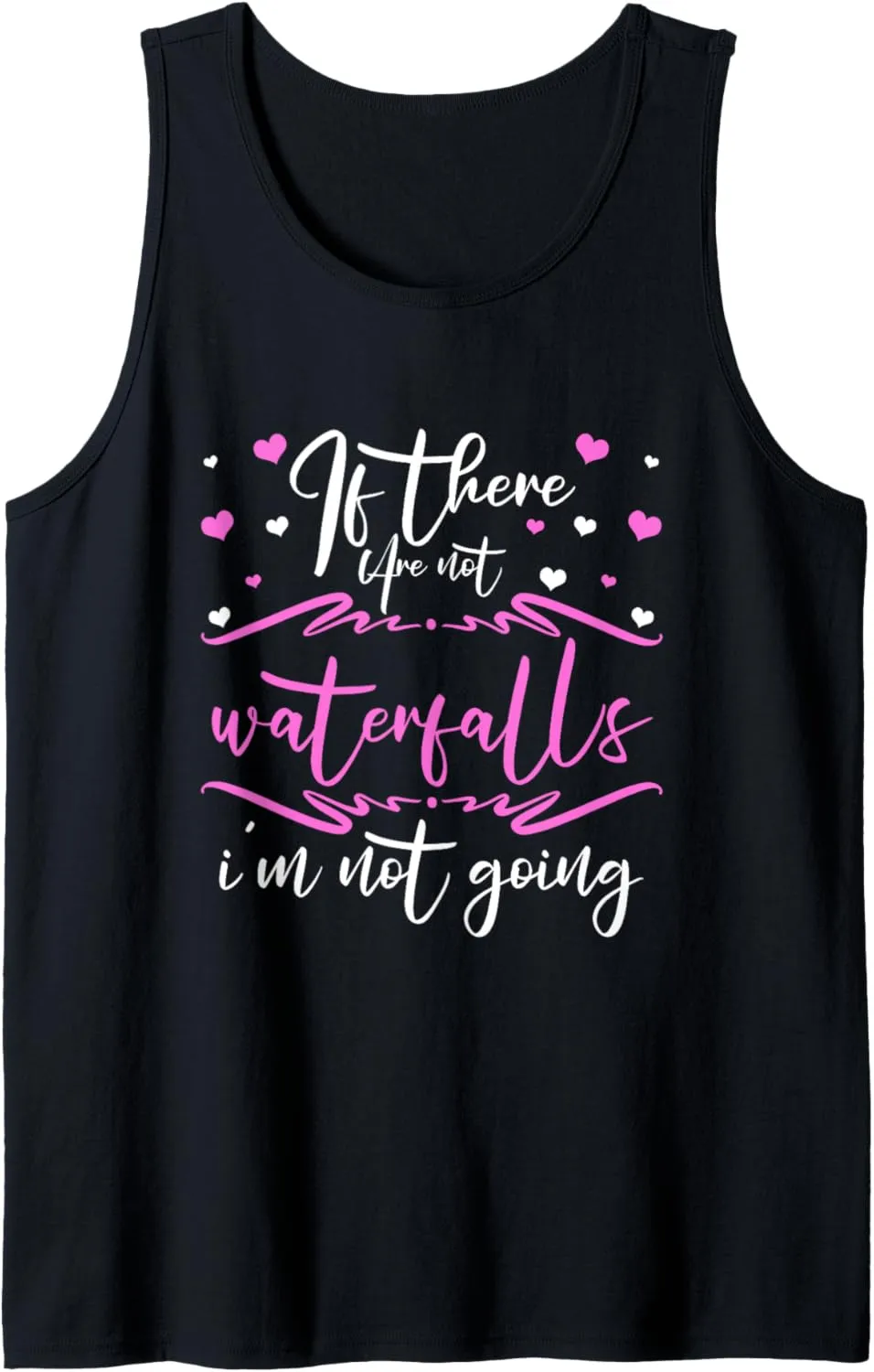 Waterfall Chasing Trekking Hiker Waterfall Lover Hiking Tank Top