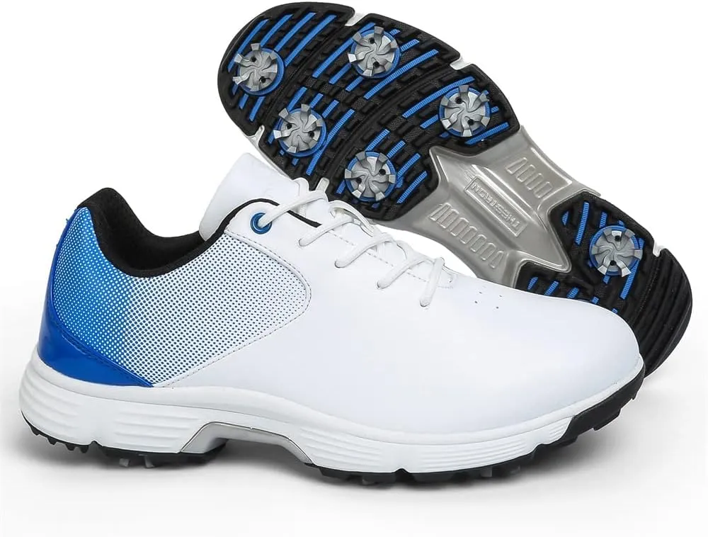 Waterproof Golf Shoes for Men Spikeless Outdoor Golf Sport Training Sneakers Classic Mens Golf Trainers Size 13 14 …