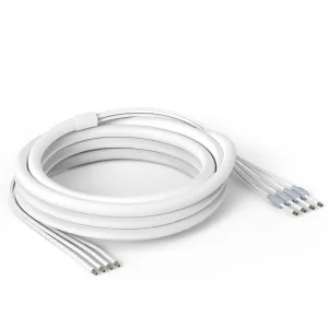 Waveform UltraFlex-Quad Cable: Low-Loss Quad-195 Extension Cable | Outdoor Rated | SMA Male to SMA Female | Weatherproof Boots | for 5G Cellular Routers, Gateways, Hotspots | 20’ Length