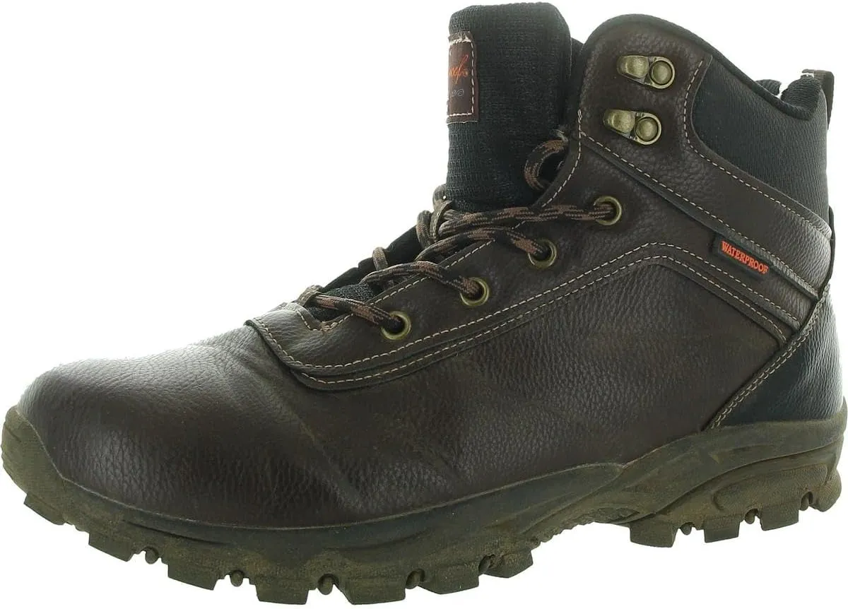 Weatherproof Vintage Mens Jace Faux Leather Outdoor Hiking Boots
