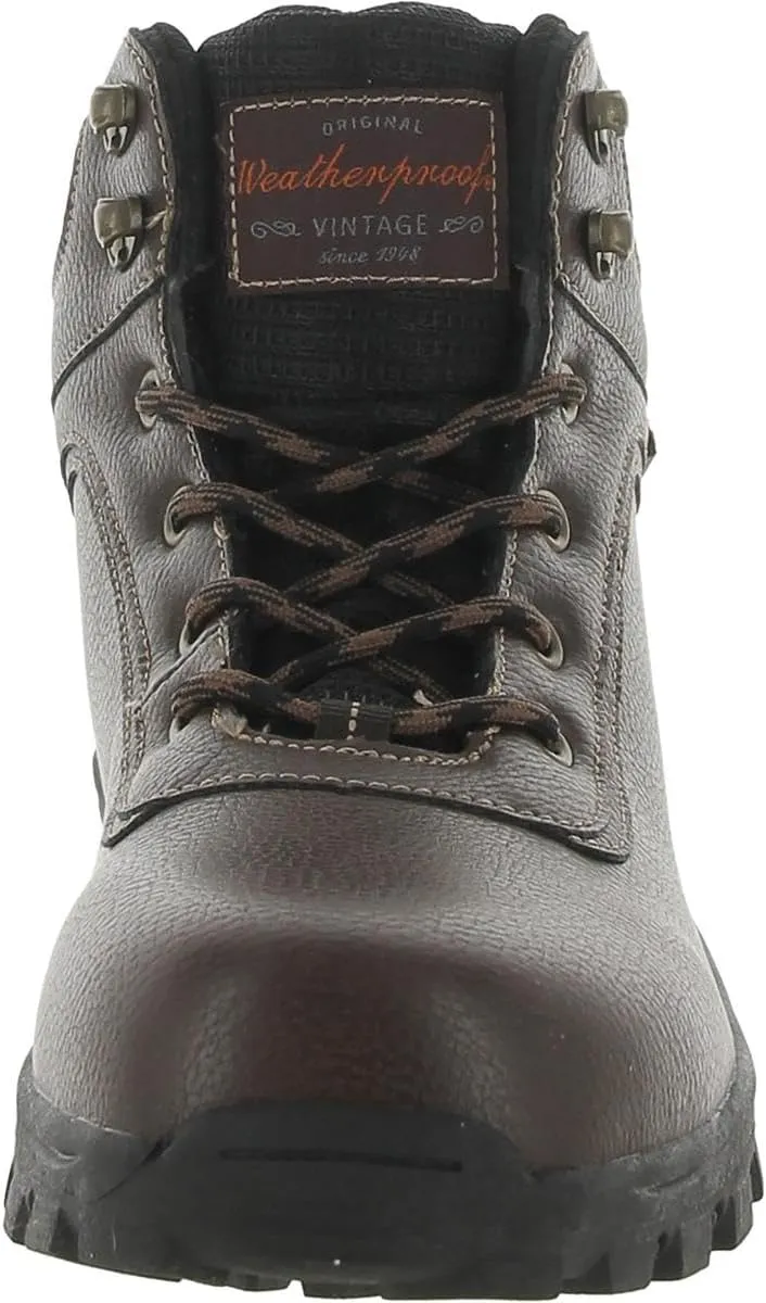 Weatherproof Vintage Mens Jace Faux Leather Outdoor Hiking Boots