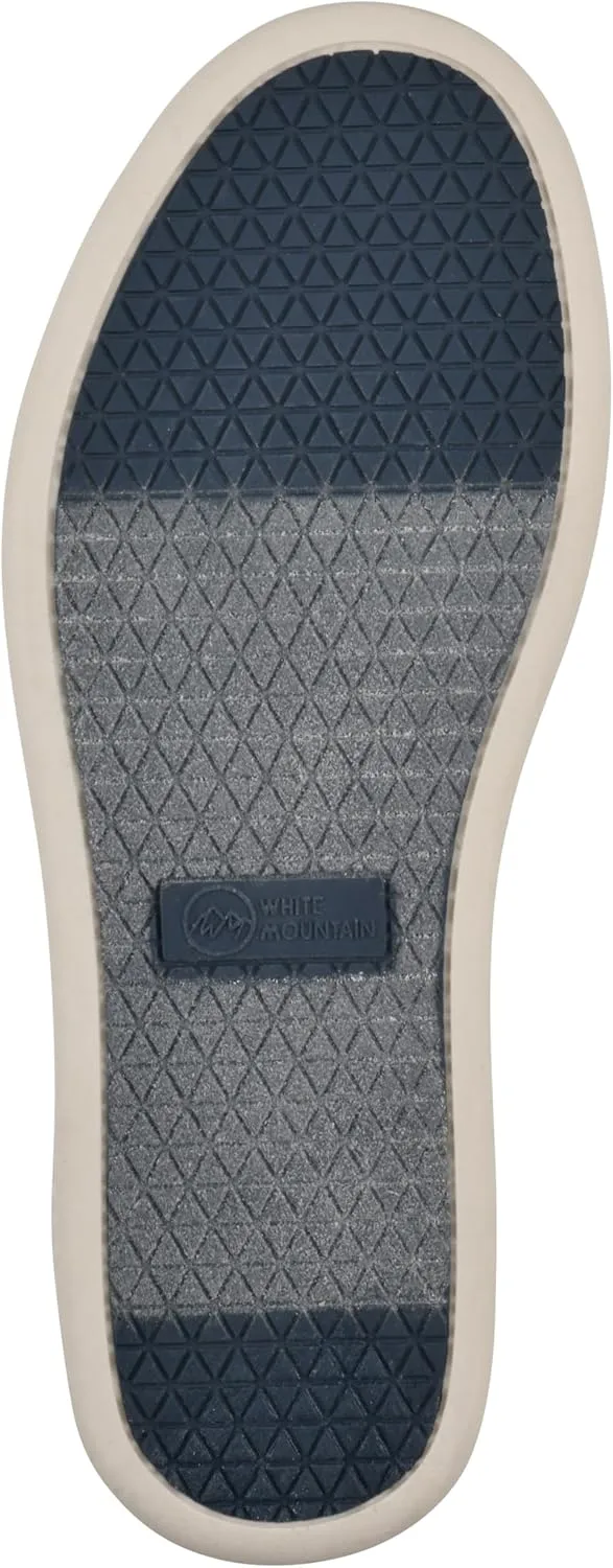 WHITE MOUNTAIN Women's Digs Sparkling Woven Knit Slip-On Flat