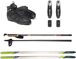 Whitewoods Adult NNN Cross Country Ski Package, 197cm (for Skiers 151-180 lbs.)