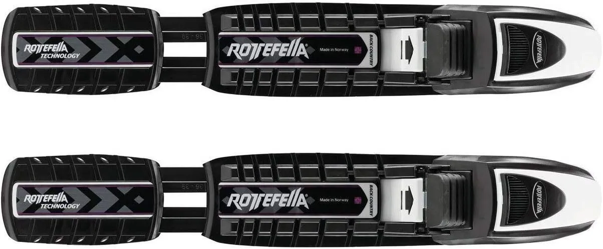 Whitewoods NNNBC - Back Country Auto, Cross Country Ski Bindings - Pair (Black/White)