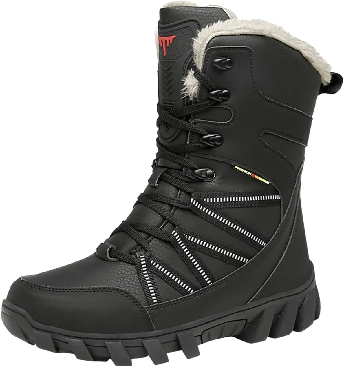 Winter Boots for Teen Boys, Waterproof Snow Boots Waterproof Non Slip Boots Trekking Trail Climbing Shoes Teens Snow Boots
