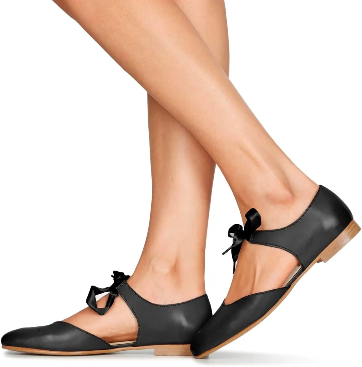 Women Casual Lace Up Flats Cut Out Closed Round Toe Flat Sandals Walking Drive Summer Dress Flats Slip On Matte Sandal Flats Ankle Strap Loafer Flat Shoes 4-11 M US