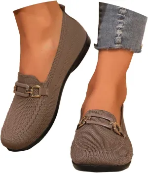Women Flat Shoes Ballet Round Toe Slip On Dressy Work Shoes for Womens, Lightweight Non-Slip Sole for Office Ballet Flat Shoe for Women Comfortable