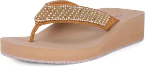 Womens Braid Comfortable Arch Support Flip Flops Soft Cushion Yoga Foam Beach Thong Sandals