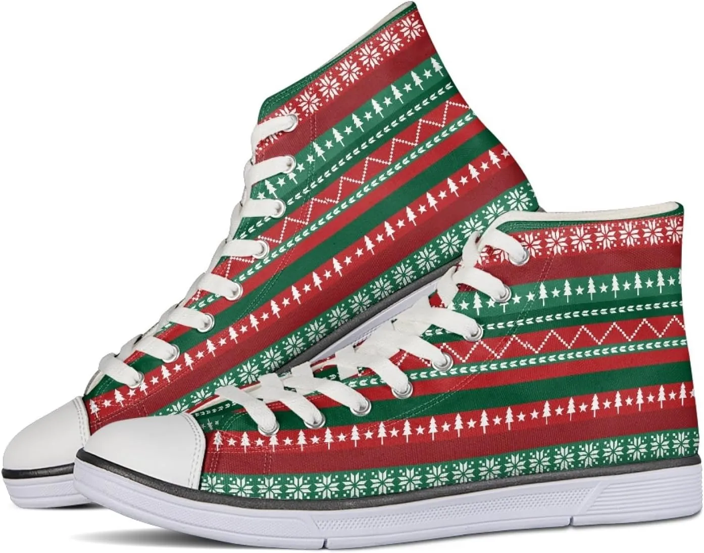 Womens Canvas Shoes High Top Sneakers for Women Classic Lace Up Walking Shoes Personalized Girls Walking Shoes