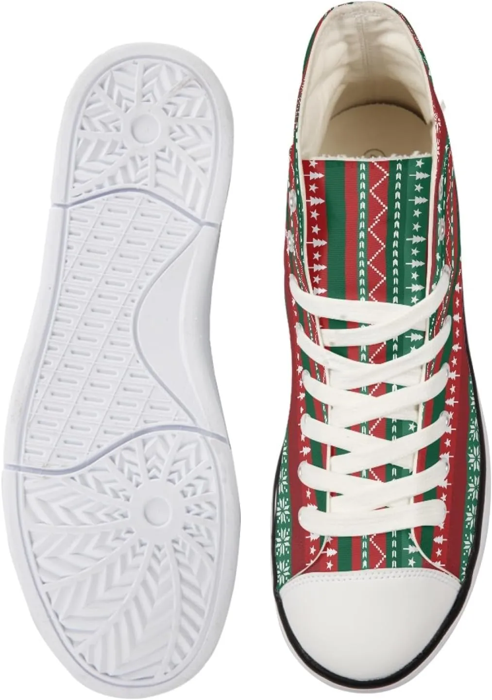 Womens Canvas Shoes High Top Sneakers for Women Classic Lace Up Walking Shoes Personalized Girls Walking Shoes
