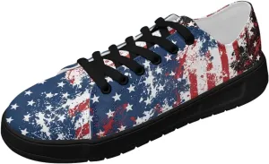 Women's Casual Canvas Sneakers Comfortable Low Top Walking Shoes Classic Lightweight Tennis Shoes Fashion Sneakers