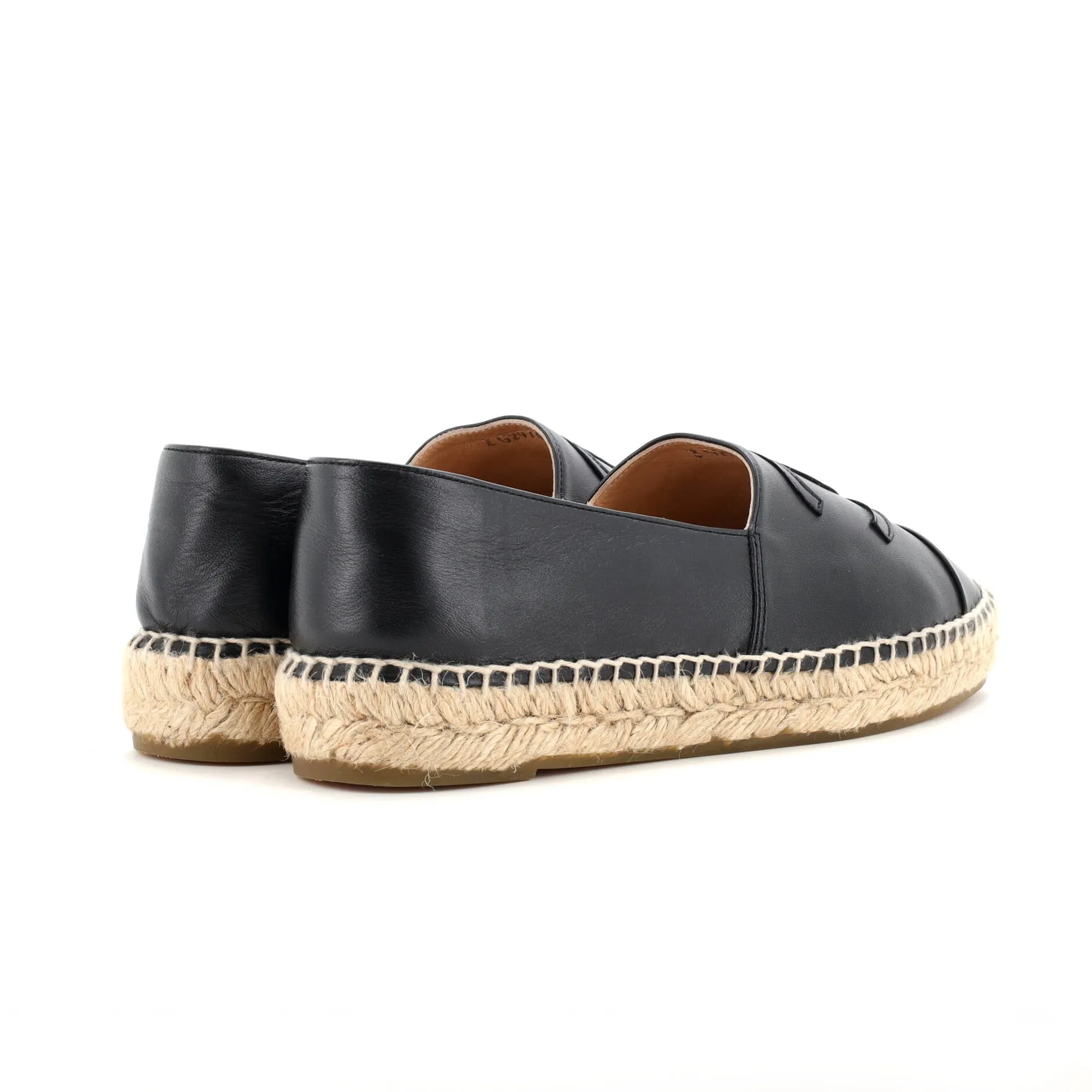 Women's CC Cap Toe Espadrilles Leather