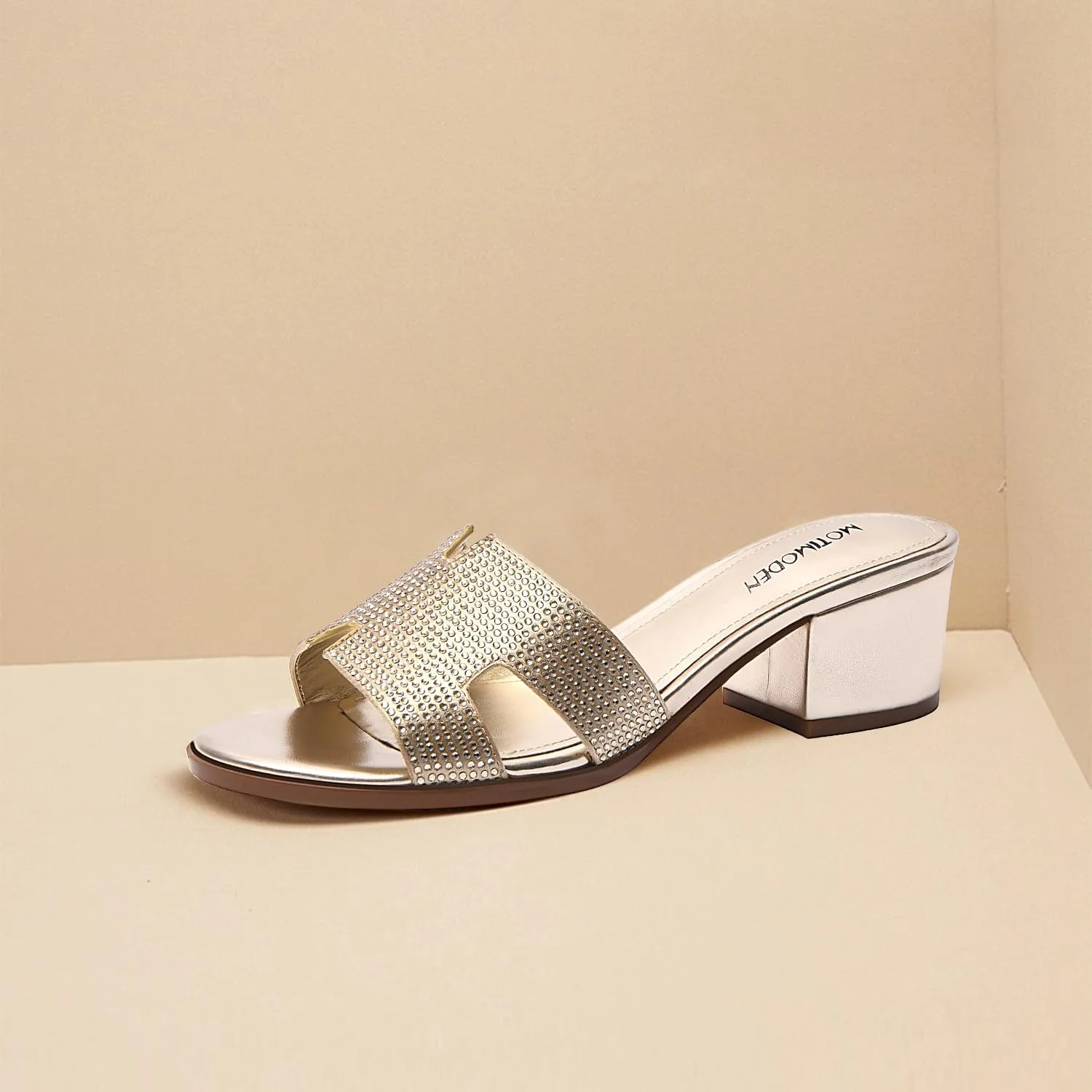 Women's Chunky Open Toe Low Block Heels Kitten Dressy Heels for Women Low Heel Sandals for Women Summer Comfy Heels