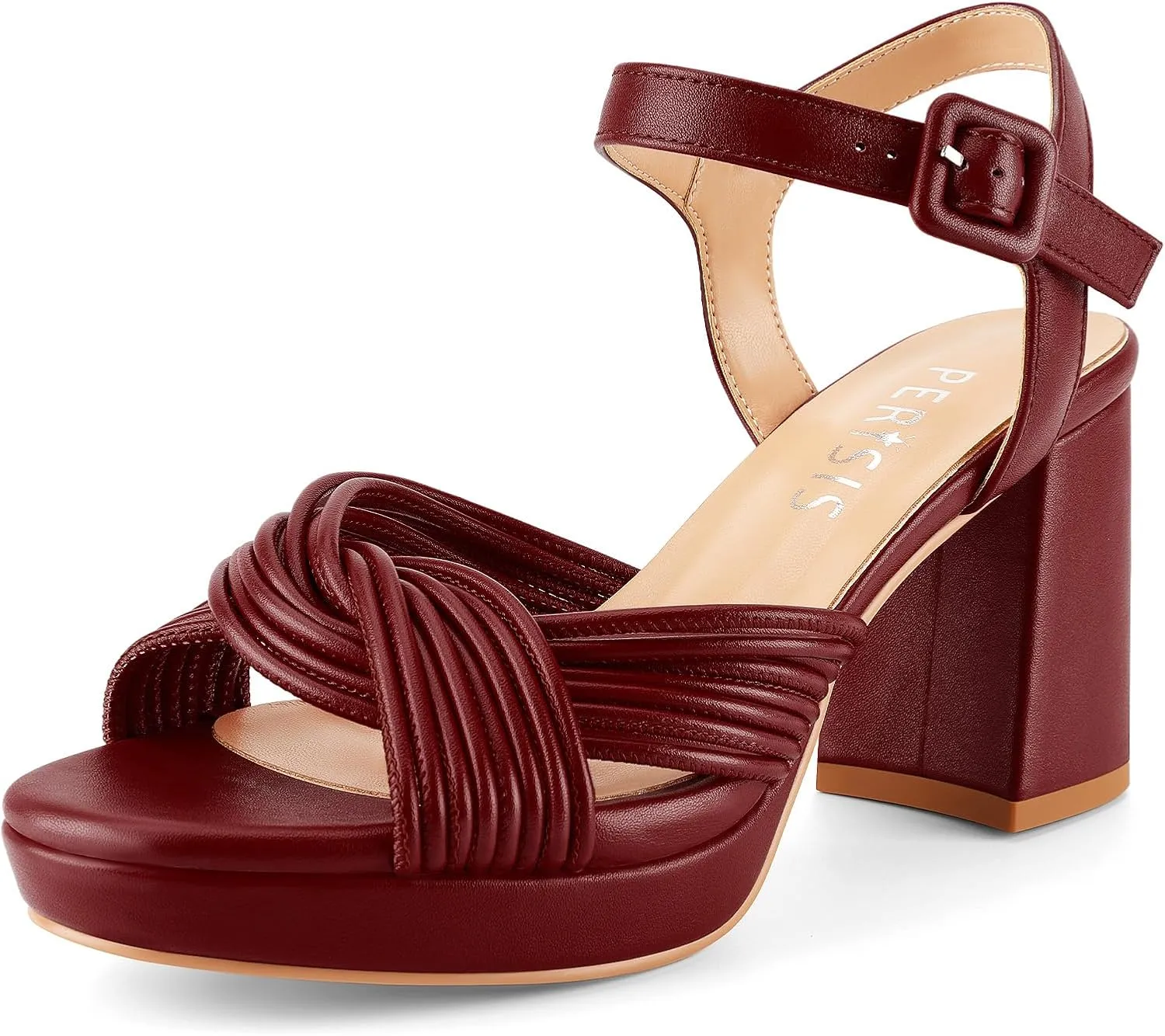 Women's Chunky Platform Heels Baby Pink Block Heeled Sandals Round Open Toe Comfy Bow Heels Slingback Sandal Wedding Party Shoes for Ladies Stylish Cute Summer