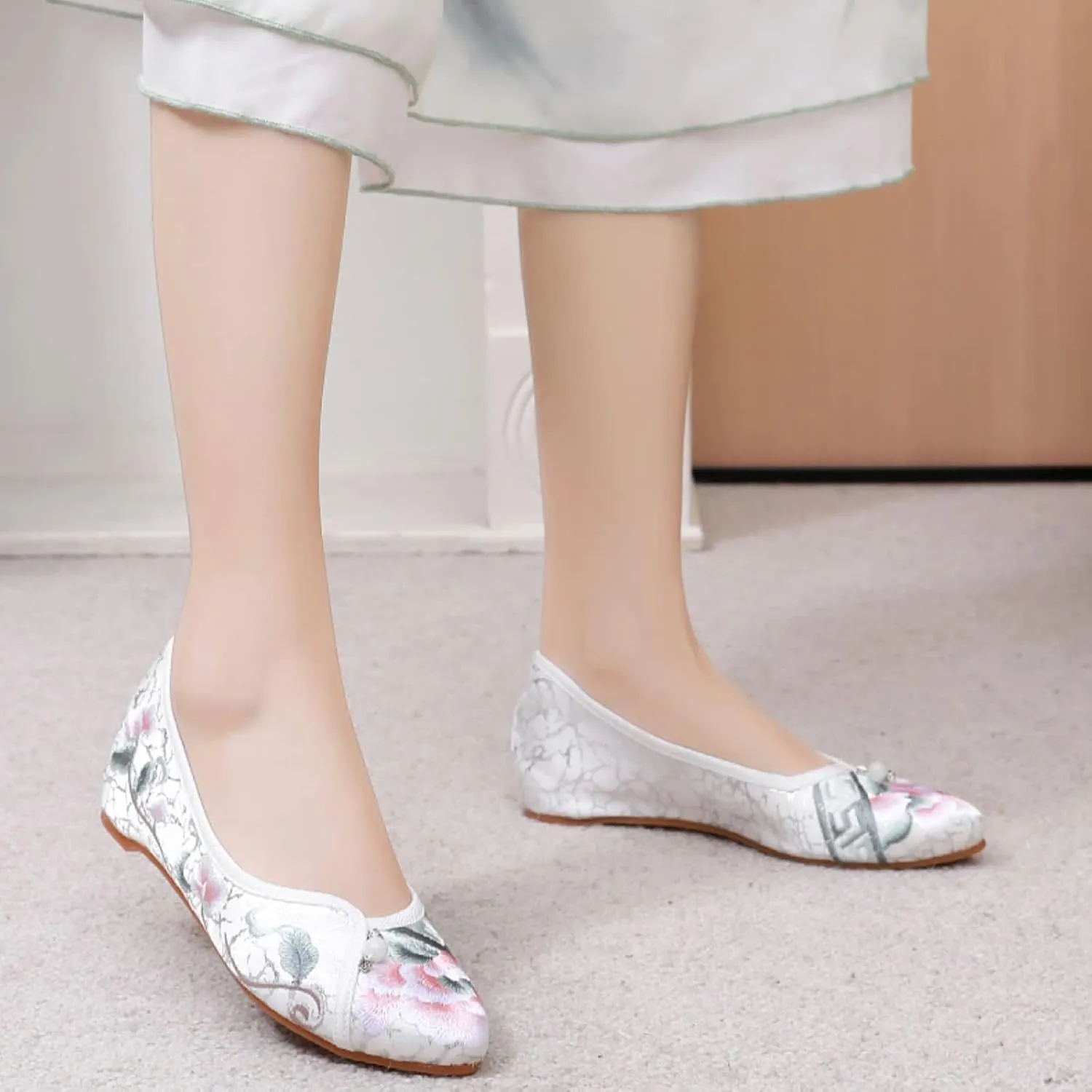 Women's Classic Ballet Flat Flats Shoes Pointed Toe Slip On