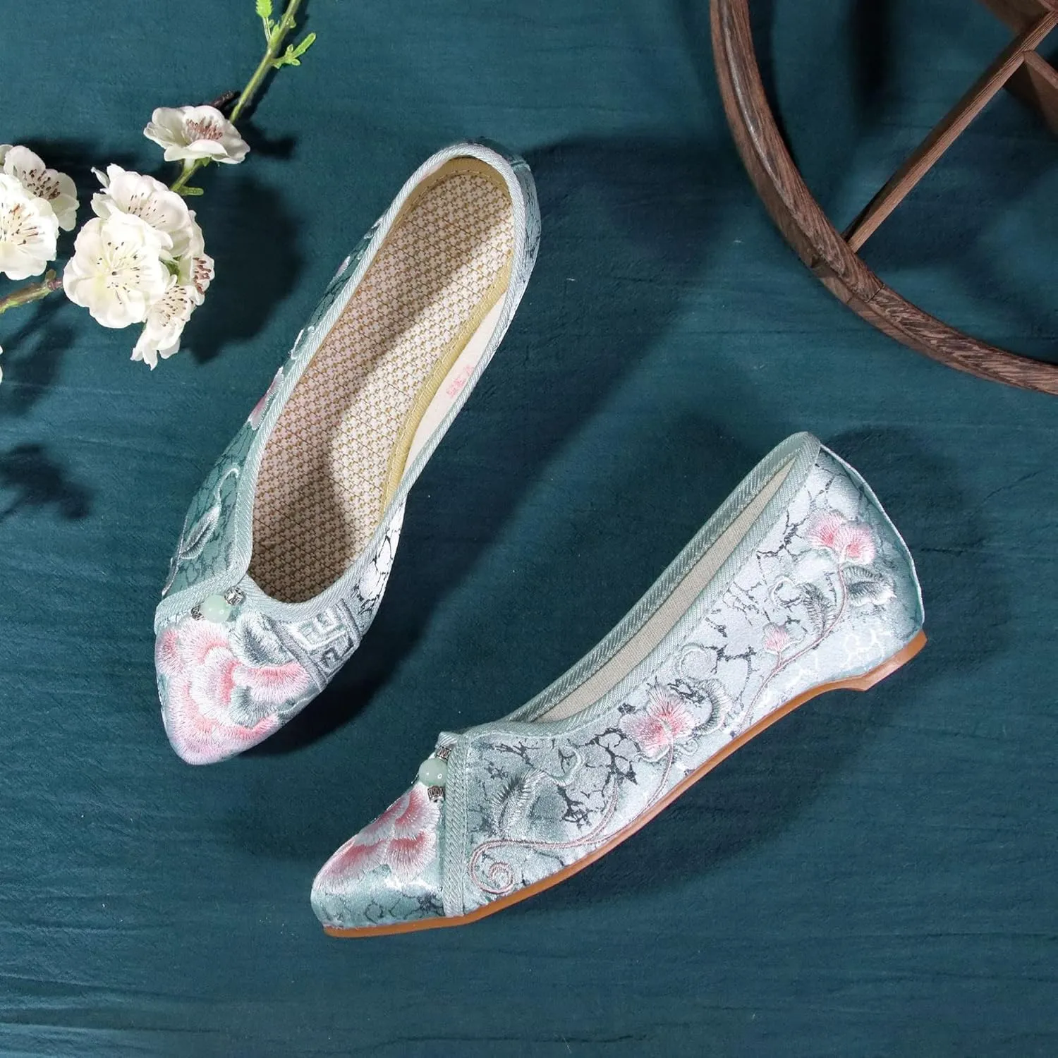 Women's Classic Ballet Flat Flats Shoes Pointed Toe Slip On