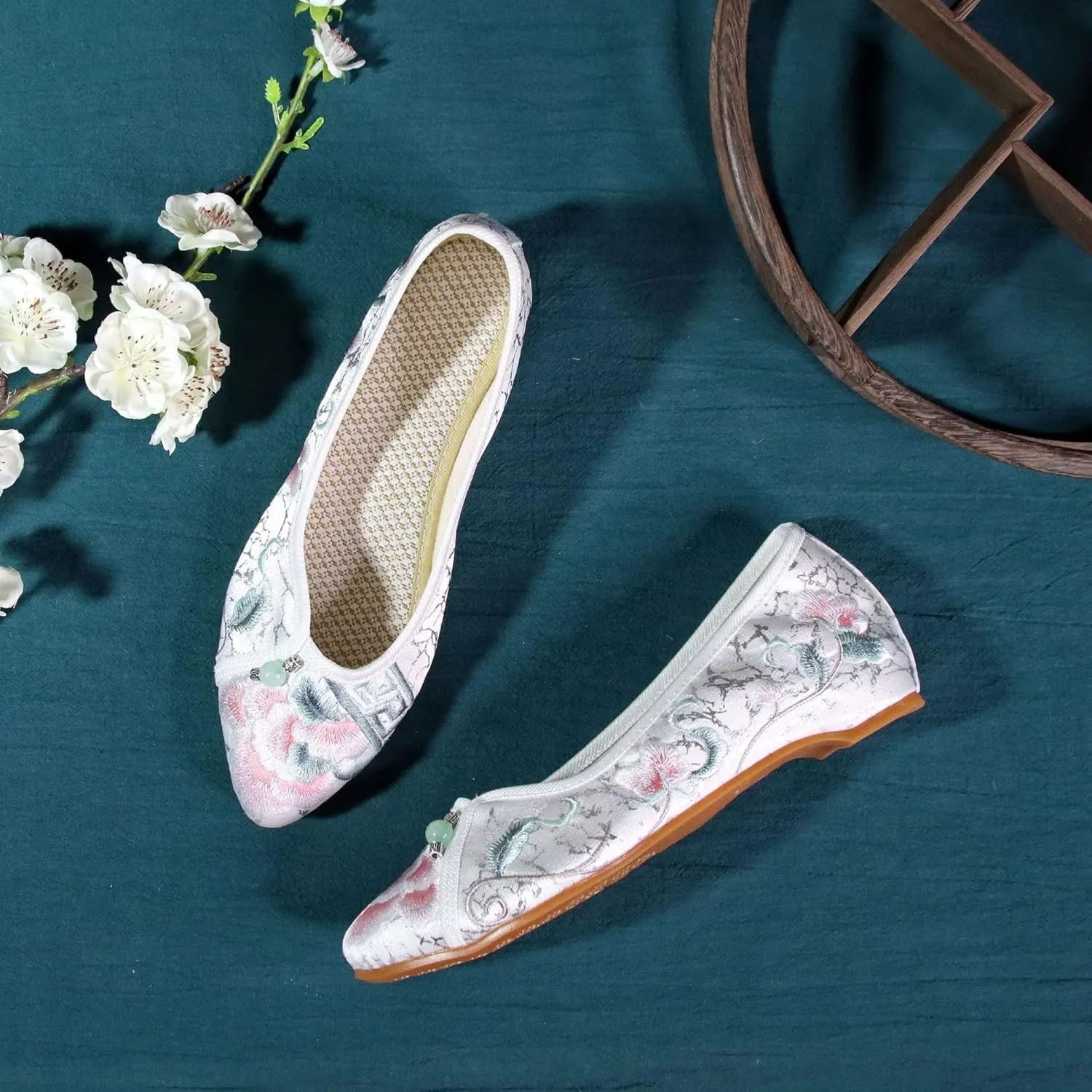 Women's Classic Ballet Flat Flats Shoes Pointed Toe Slip On