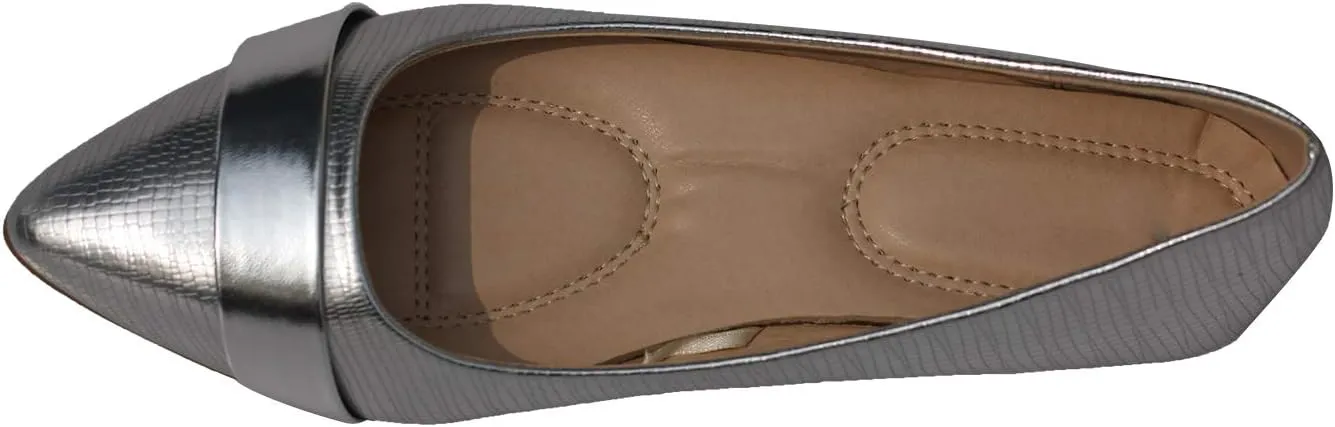 Women's Classic Pointy Toe Boat Slip on Ballet Flats Patent Leather