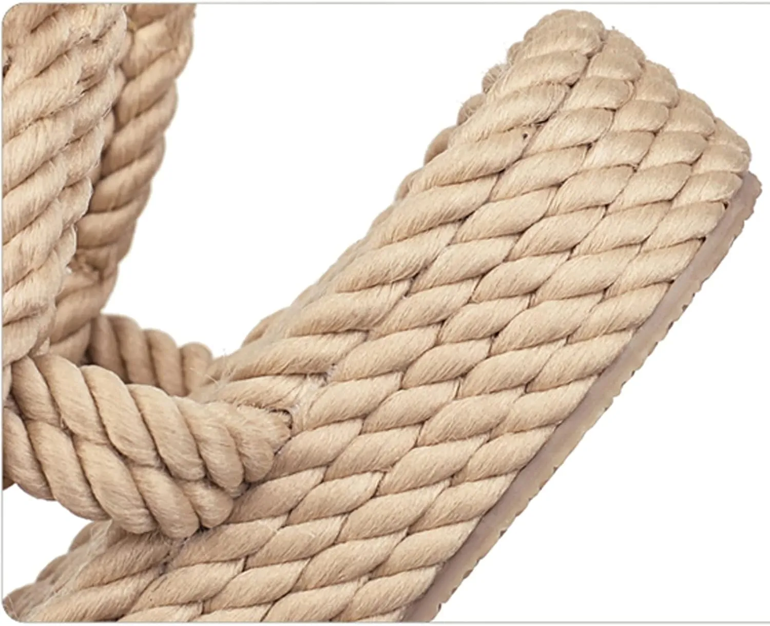 Womens Comfy Platform Sandals, Summer Hemp Rope Cross Braided Foot Correction Clip-toe Women's Sandals, for Orthopedic Bunion Corrector Beach Travel Shoes