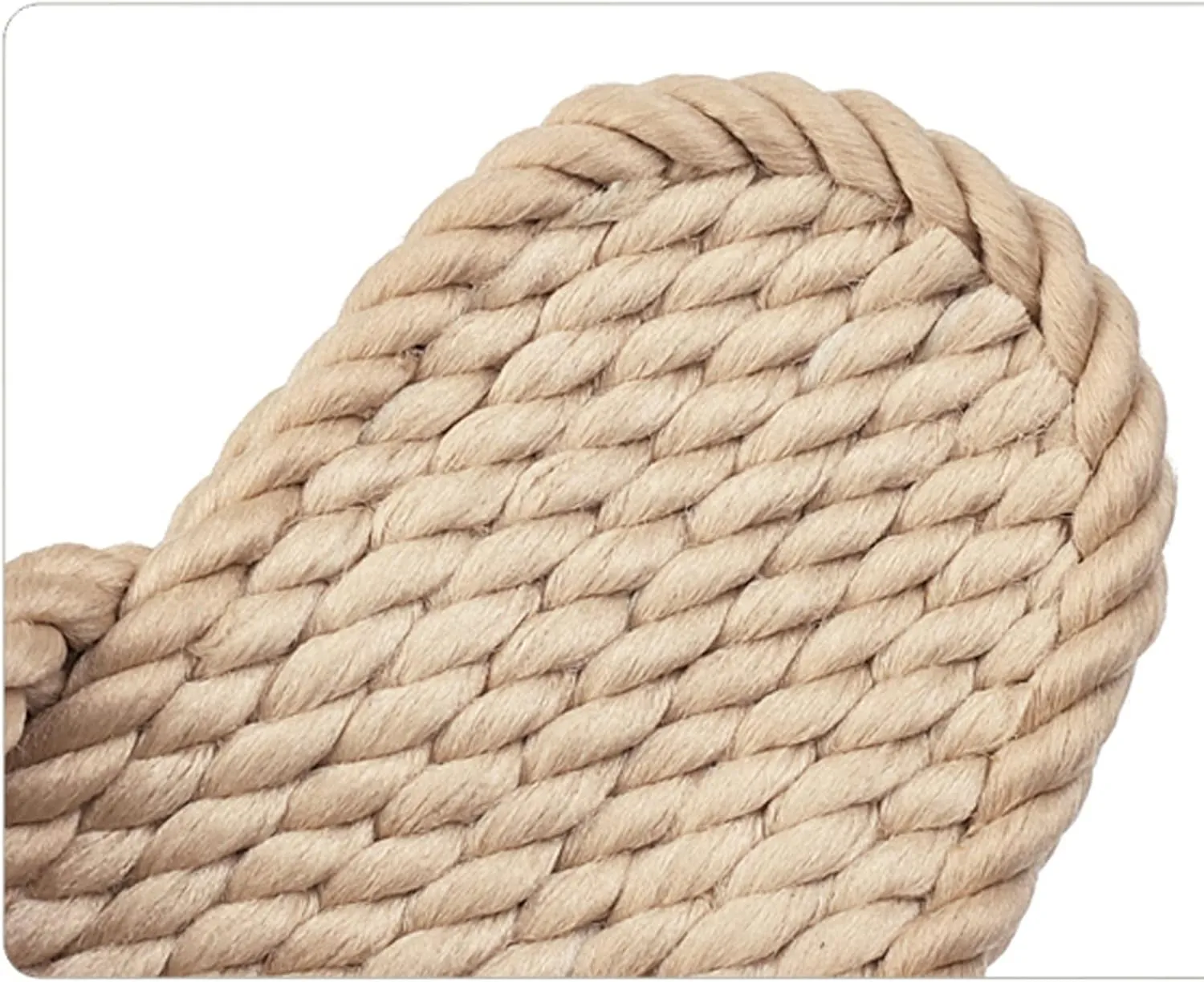 Womens Comfy Platform Sandals, Summer Hemp Rope Cross Braided Foot Correction Clip-toe Women's Sandals, for Orthopedic Bunion Corrector Beach Travel Shoes