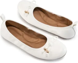 Womens Flats Ballet for Work: Dress Comfortable Walking Flat - Casual Ladies Wedding Shoe