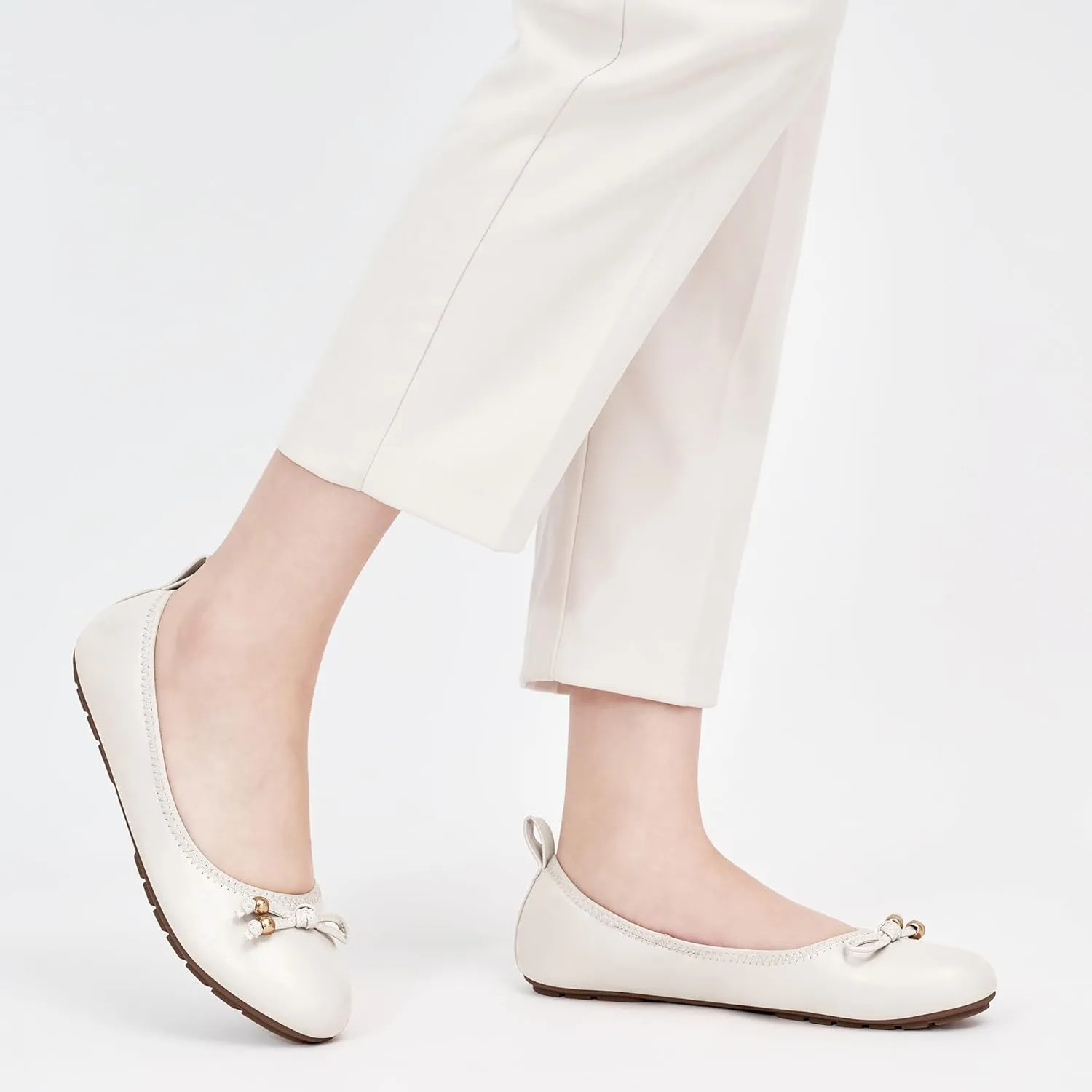 Womens Flats Ballet for Work: Dress Comfortable Walking Flat - Casual Ladies Wedding Shoe