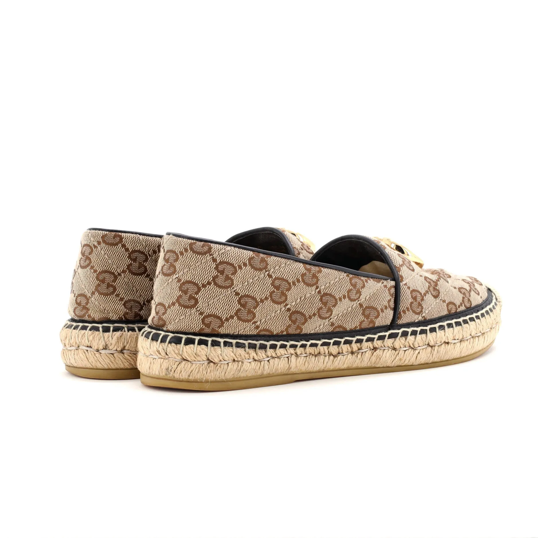 Women's GG Marmont Espadrilles Diagonal Quilted GG Canvas