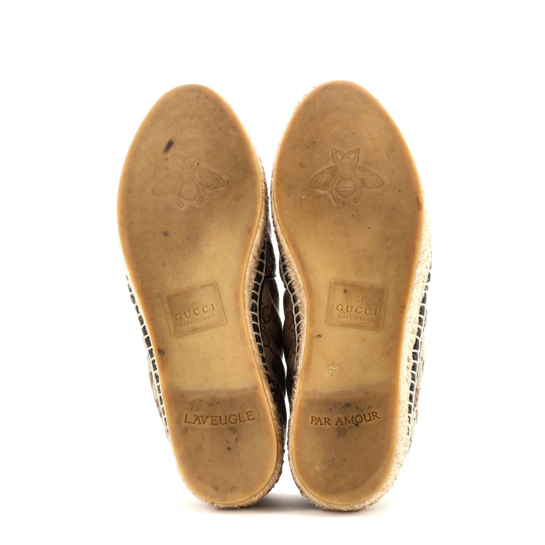 Women's GG Marmont Espadrilles Diagonal Quilted GG Canvas