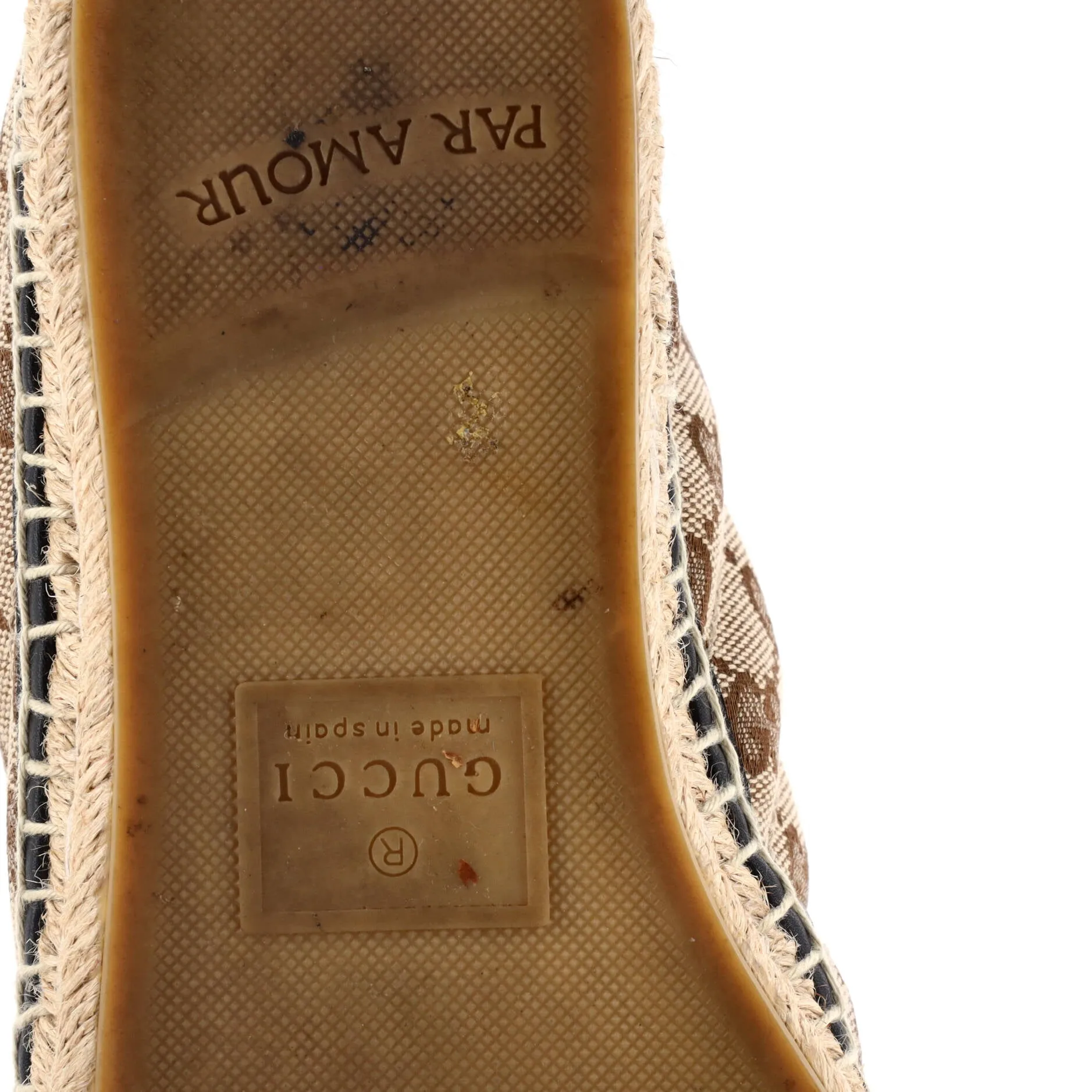 Women's GG Marmont Espadrilles Diagonal Quilted GG Canvas