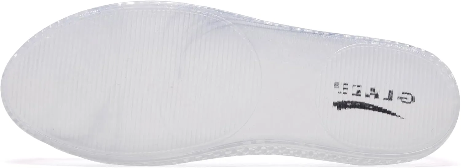 Women's Jelly Mesh Ballet Flats Clear Hollow Slip On Flat Sandals Casual Round Toe Balleria Flat Shoes
