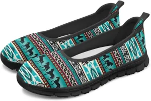 Womens Loafers Shoes Platform Spring Flats Shoes Comfortable Slip On Casual Dress Shoes, Size 6-10