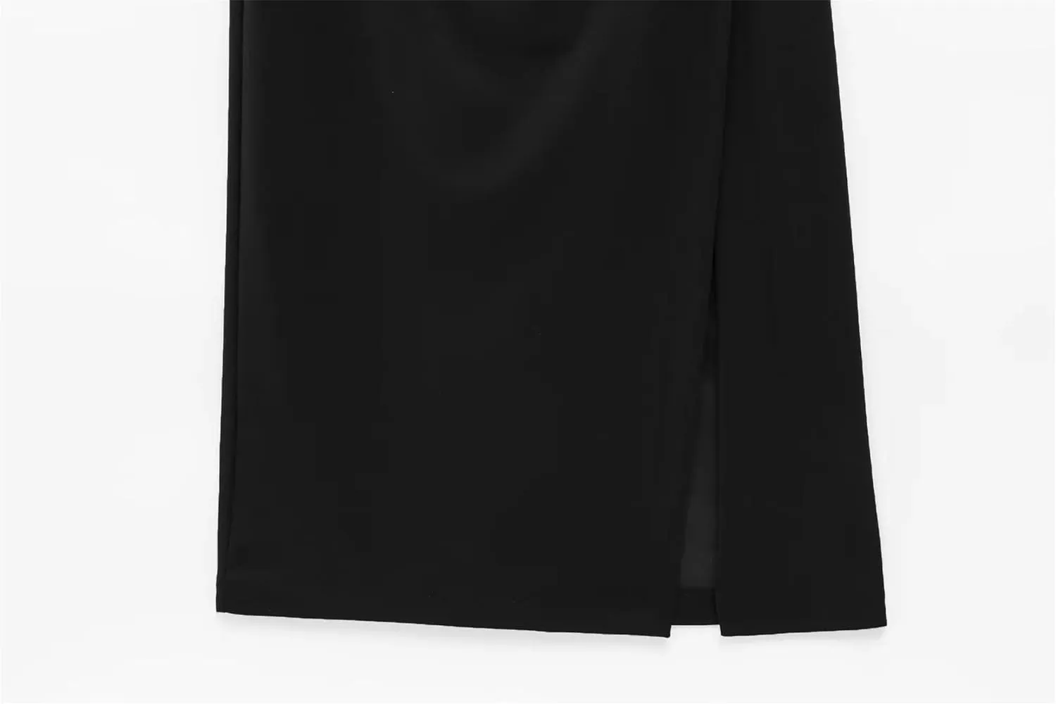 Women's Long Dress Classic Short Sleeve with Asymmetric Ruched Detail Side Slit Formal Vestidos