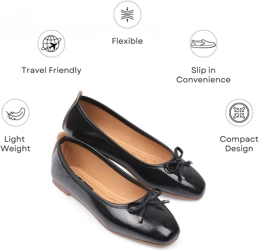 Women's Office Work Dress Casual Trending Pointed Ballet Comfort Soft Slip On Flats Shoes