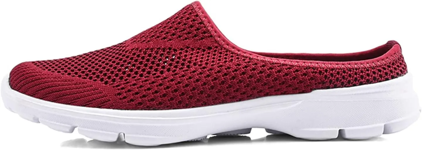 Women's Orthopedic Clogs Lightweight Platform Sandals Breathable Mesh Walking Mules Slip-On Slippers Sport Sandals
