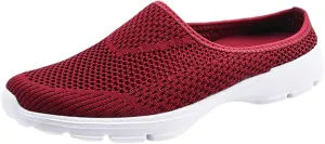Women's Orthopedic Clogs Lightweight Platform Sandals Breathable Mesh Walking Mules Slip-On Slippers Sport Sandals