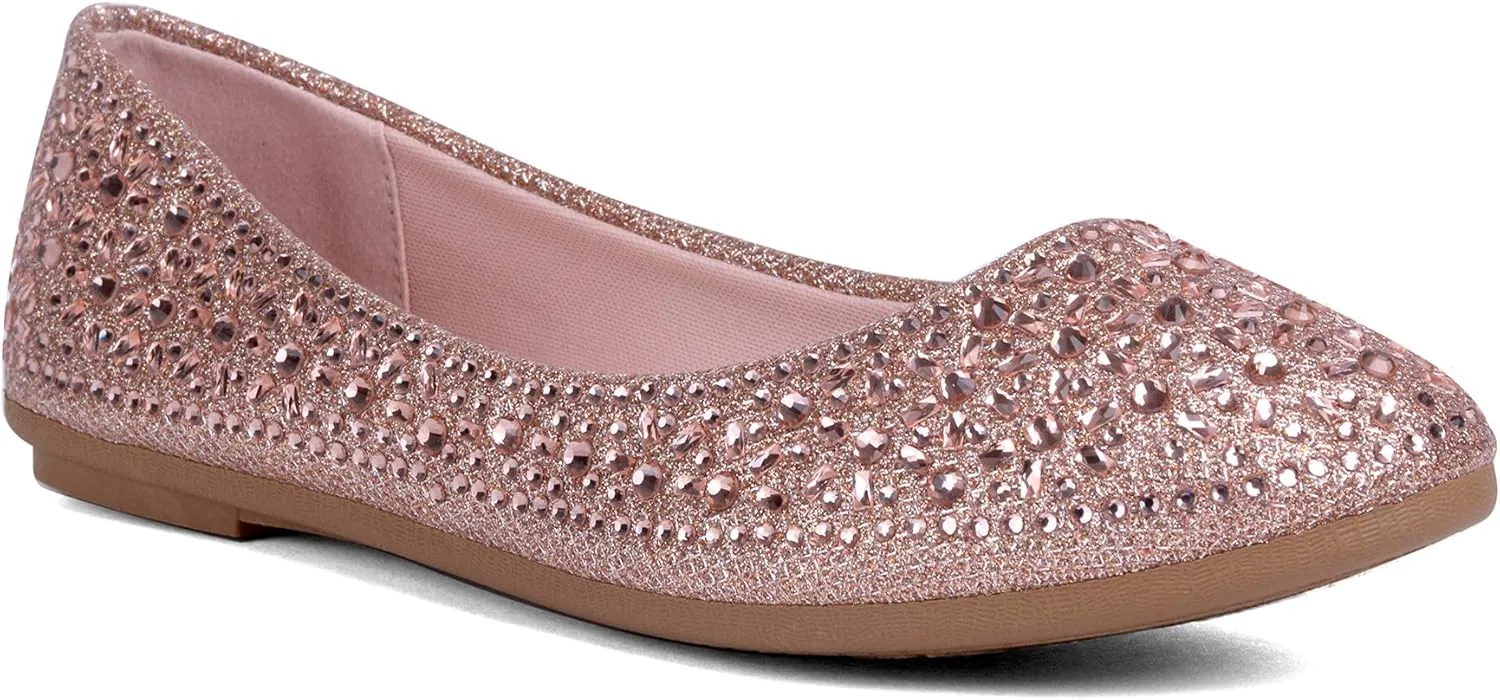 Women's Round Toe Slip-on Ballet Flats Shoes