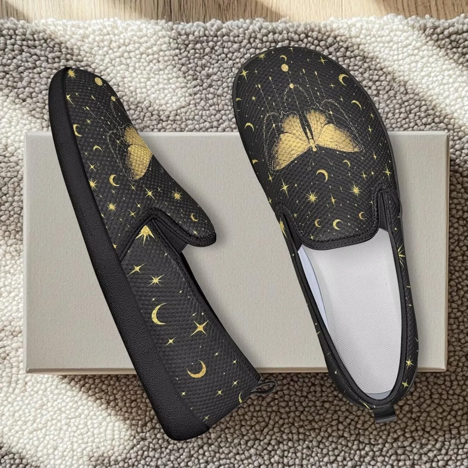 Womens Slip On Flats Shoes Comfortable Round Toe Ballet Shoes Wide Toe Box Breathable Casual Dressy Flats SizeUS 6-11