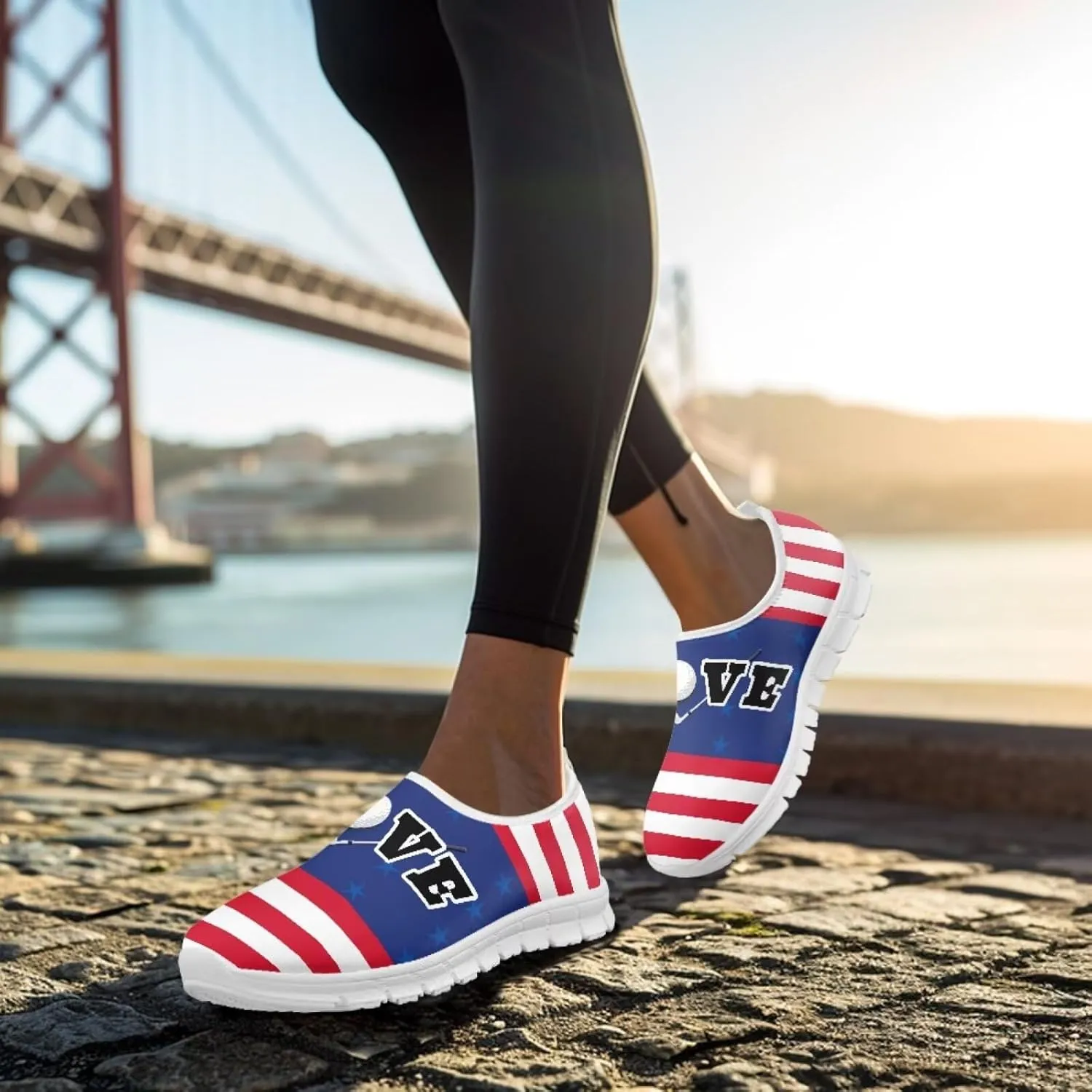 Women's Slip on Sneakers Casual Shoes Loafers Non Slip Breathable Comfortable Walking Sneakers Gifts for Women Girls White Sole Size 5.5-11.5