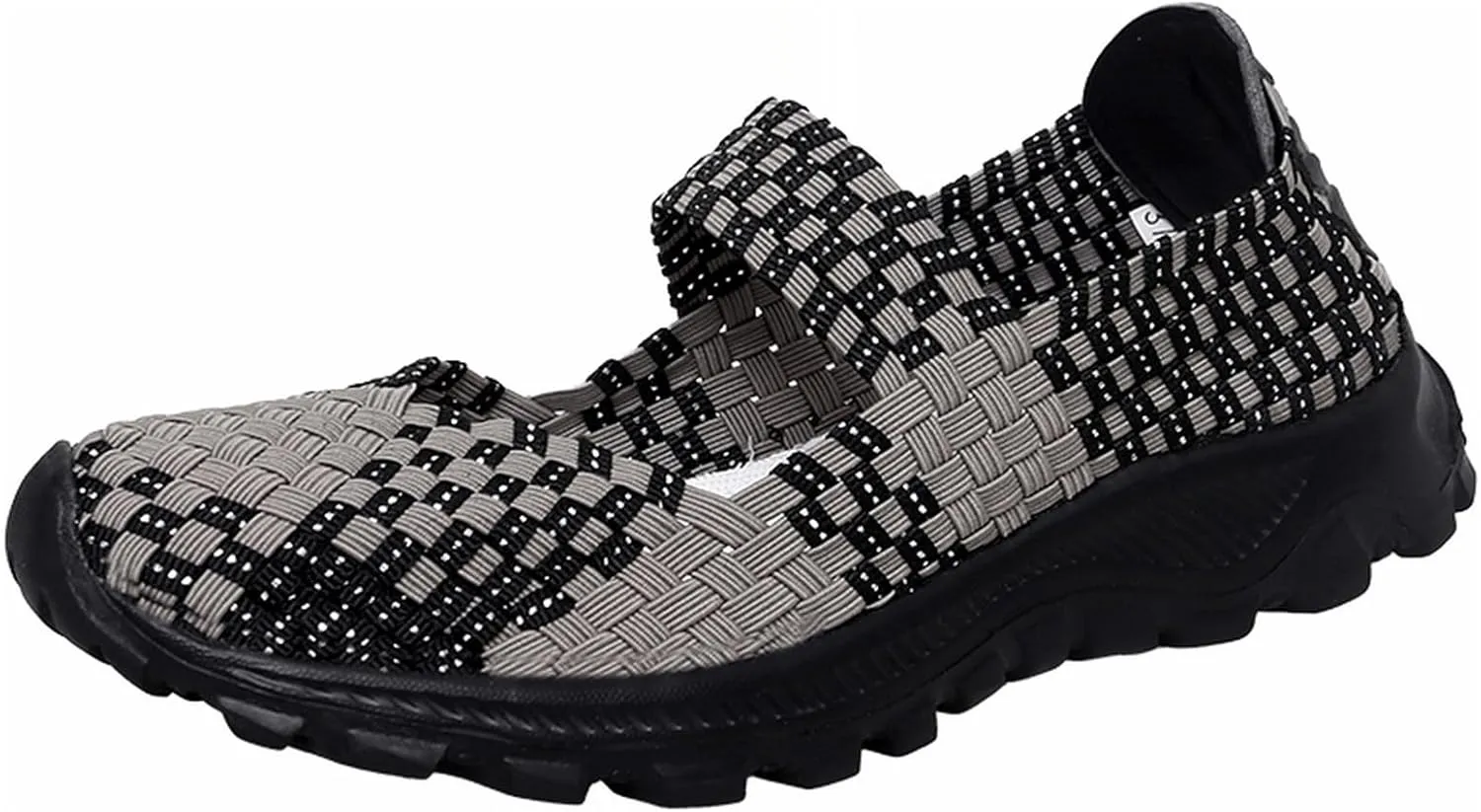 Women's Slip On Walking Shoes Mary Jane Flat Sneakers Lightweight Breathable Non Slip Running Shoes