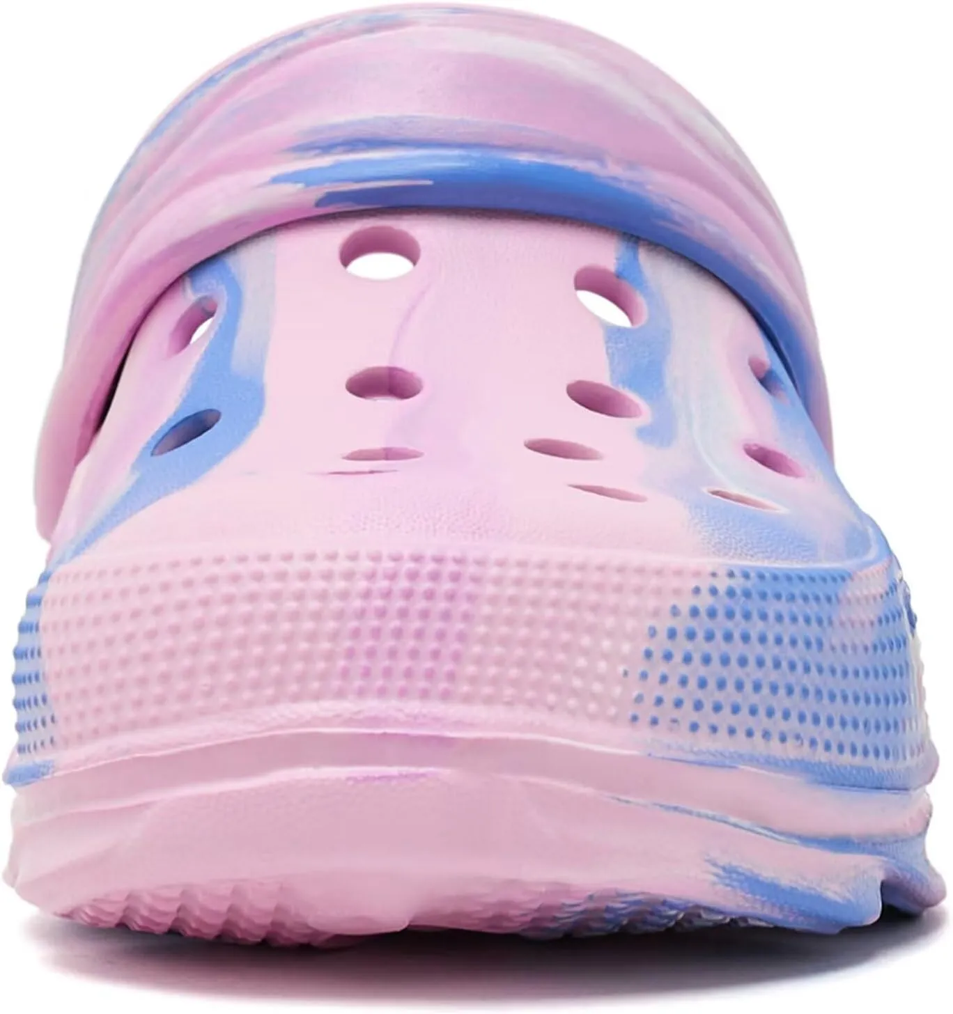 WOUEOI Kid's Tie Dye Clogs Garden Shoes Cartoon Slides Toddler Sandals Beach Slipper Girls Boys