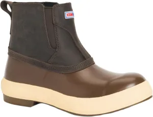 Xtratuf Men's 6" Legacy Chelsea Waterproof Weatherproof Leather Upper Slip Resistant Cushioned Ankle Deck Boots