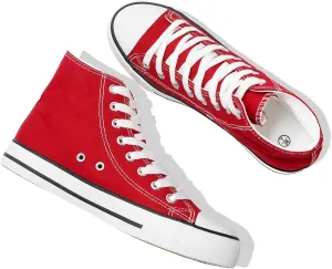 yageyan Womens High Top Canvas Sneakers Lace up Fashion Shoes for Women Casual Classic
