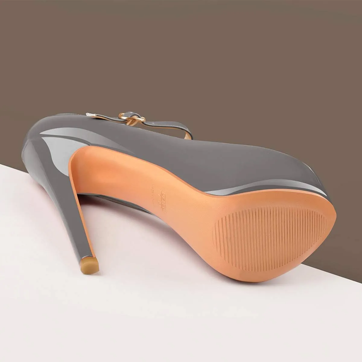 Yolkomo Platform Heels for Women Ankle Strap Stiletto High Heel Sandals