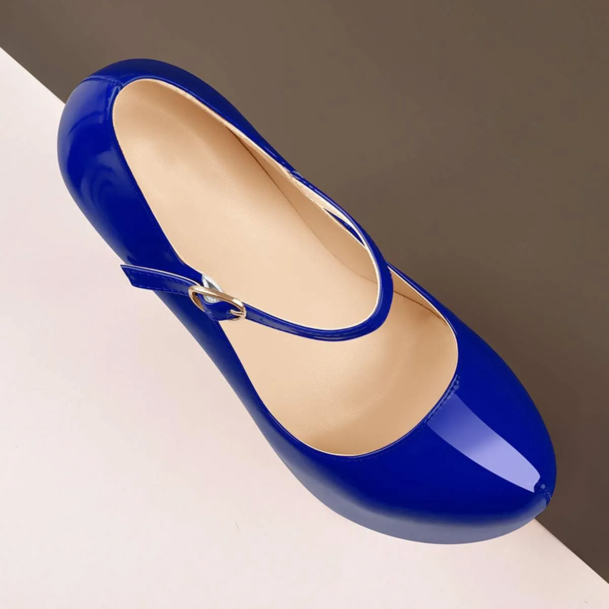 Yolkomo Platform Heels for Women Ankle Strap Stiletto High Heel Sandals