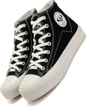 YYSPR Women’s Fashion High Top Canvas Sneakers Lace up Casual Classic Comfort Walking Shoes