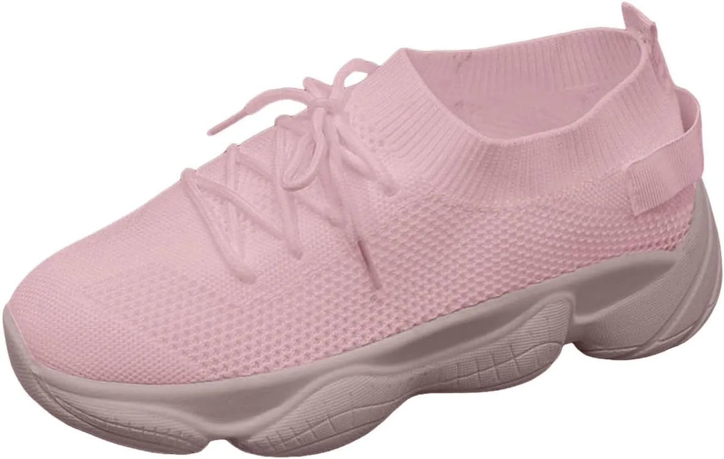 ZSpzx Orthopedic Platform Sneakers for Women Air Cushioned Padded Insole Slip on Walking Casual Shoes Arch Support Jogging Tennis Sneaker Plantar Fasciitis Breathable Comfy Lightweight Shoe